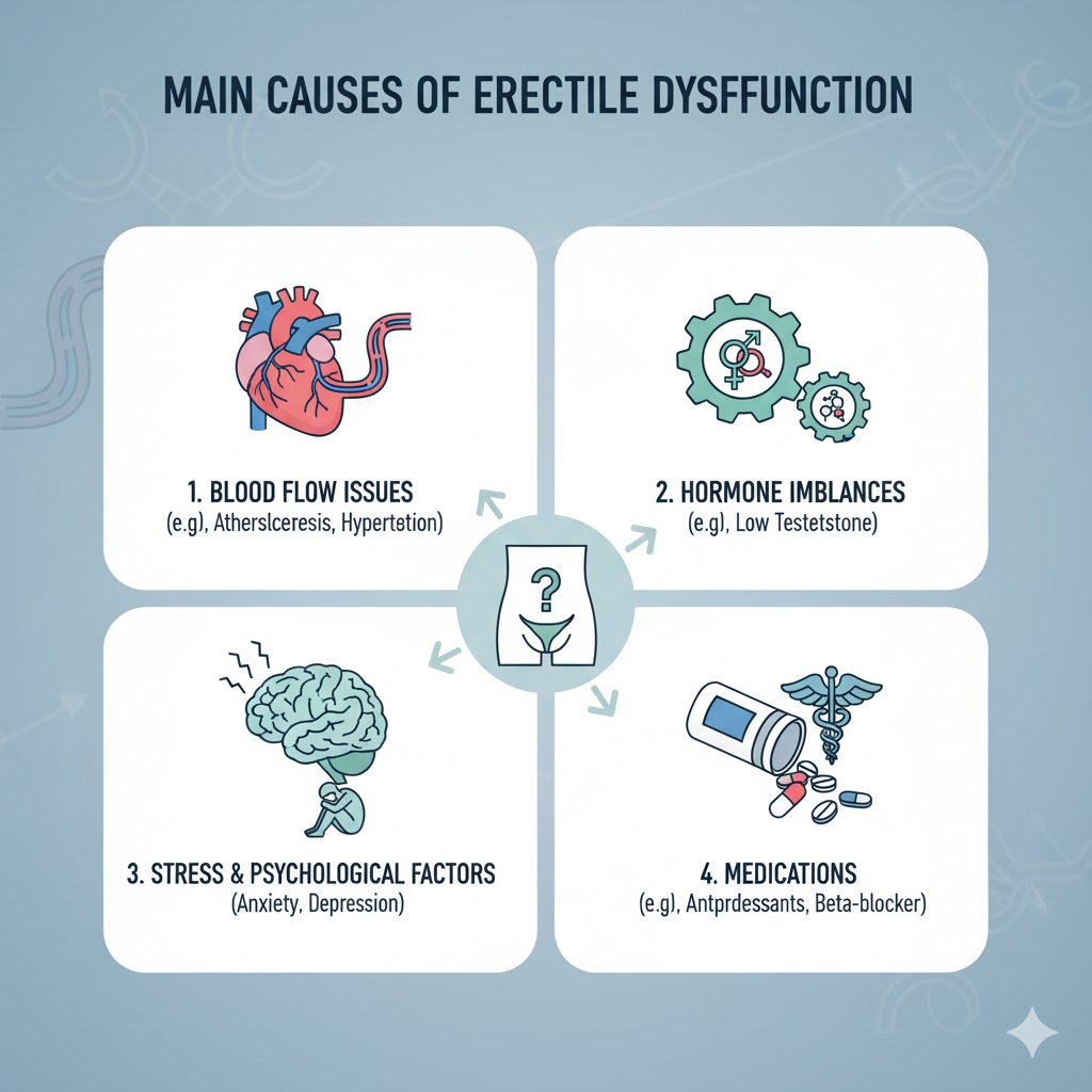 Man exercising and eating healthy to improve erectile function and overall wellness.